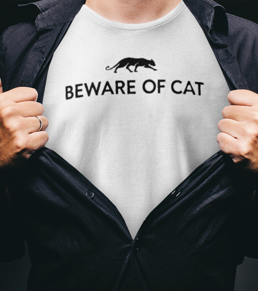 Michael Jordan Beware Of Cat T-Shirt