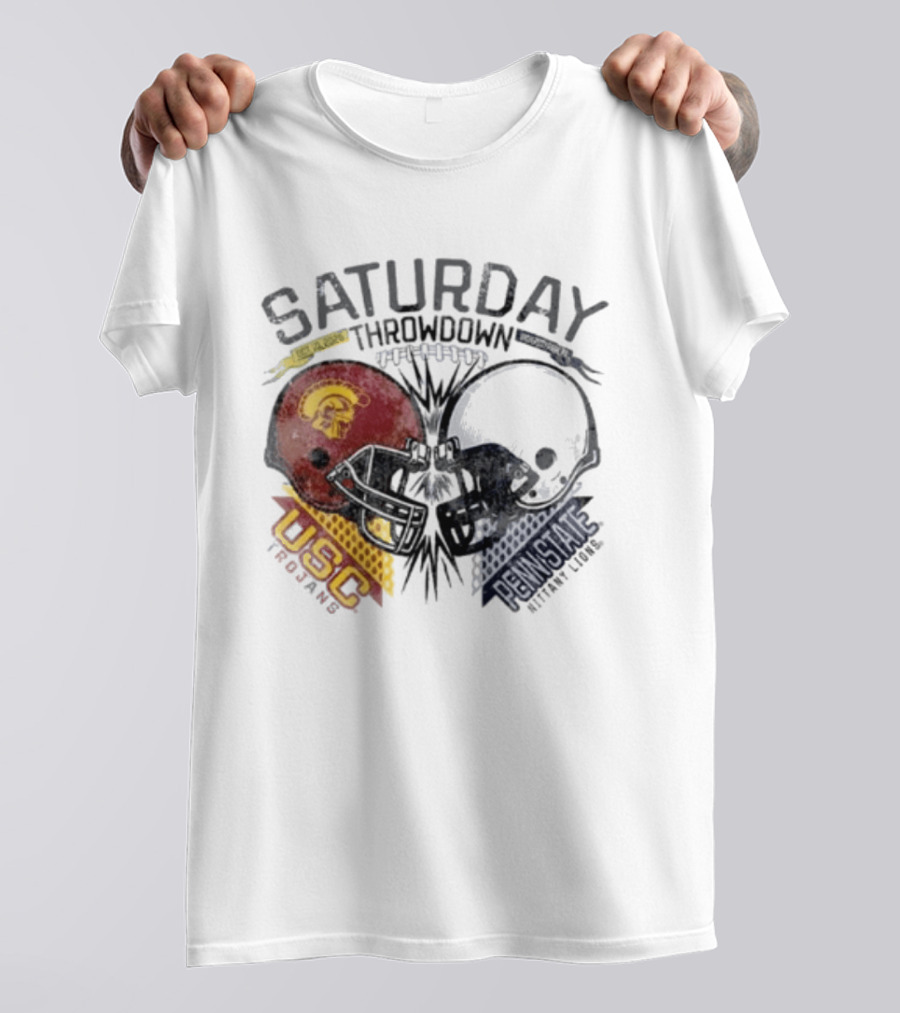 Saturday Throwdown Penn State Nittany Lions Vs USC Trojans Football 2026 T-Shirt