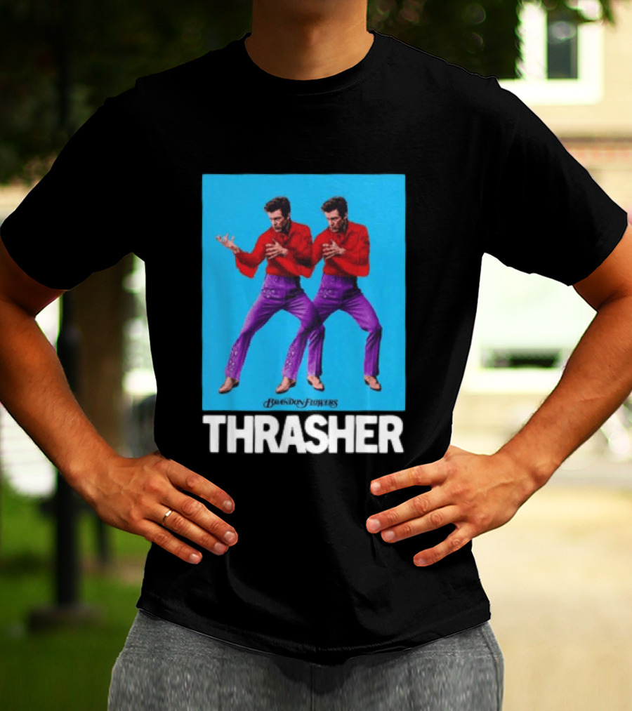 Brandon Flowers 2026 Thrasher Tour Double Vision T-Shirt