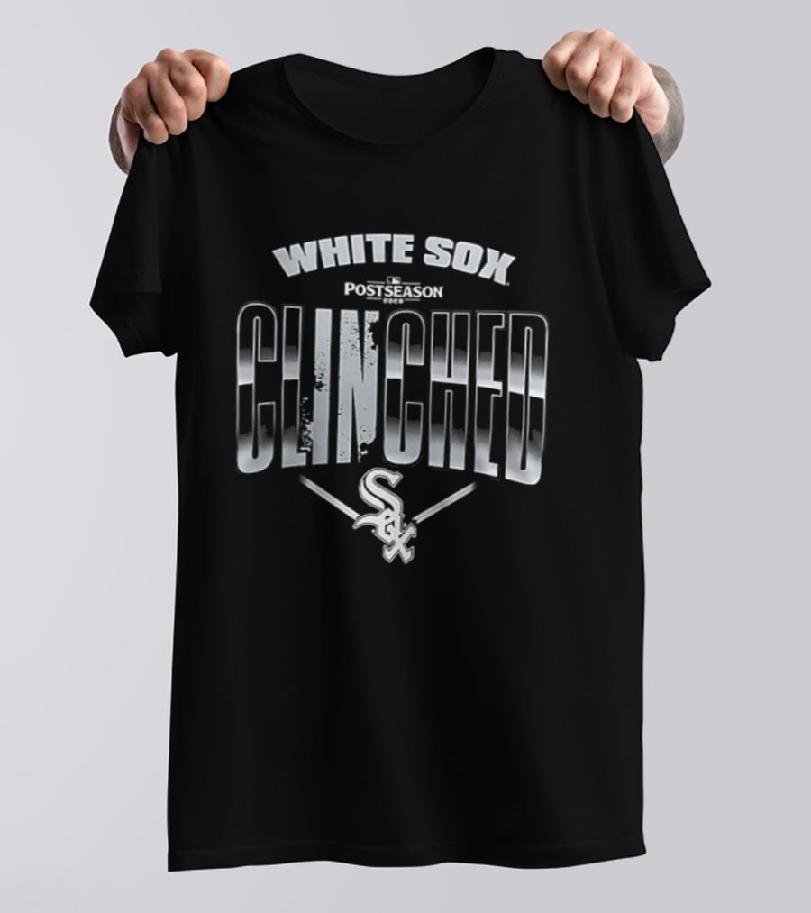 White Sox 2026 Postseason Clinched Baseball Playoff 2 Sided T-Shirt