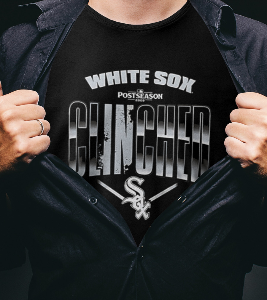 White Sox 2026 Postseason Clinched Baseball Playoff 2 Sided T-Shirt