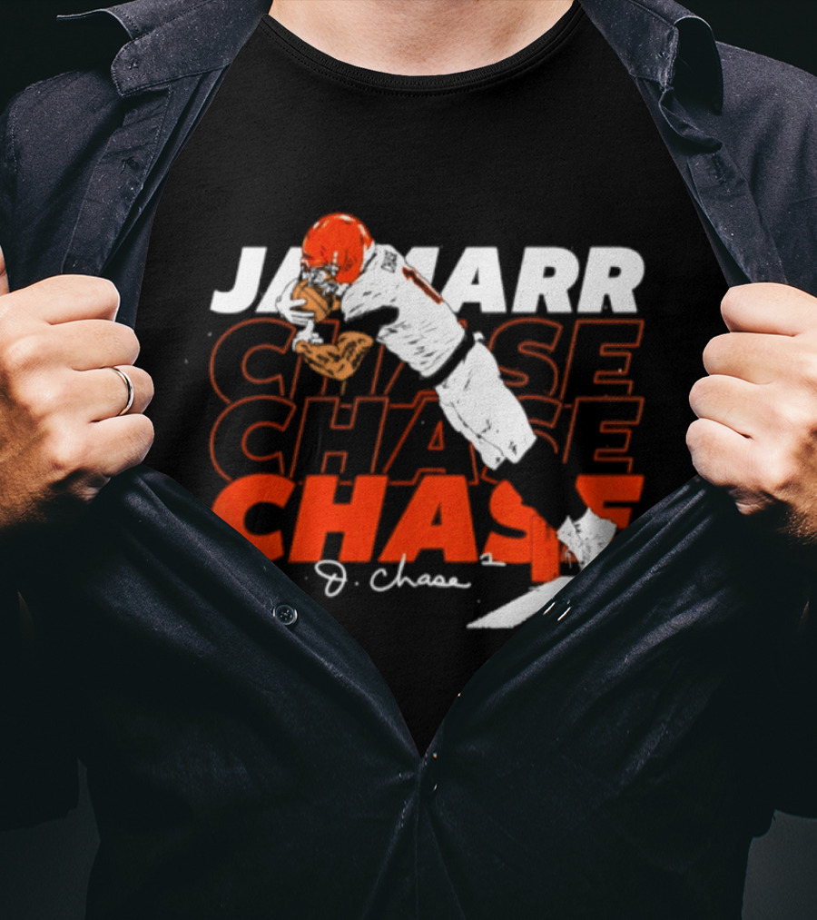 Ja'Marr Chase Cincinnati Bengals Football Player Chase J. Chase T-Shirt
