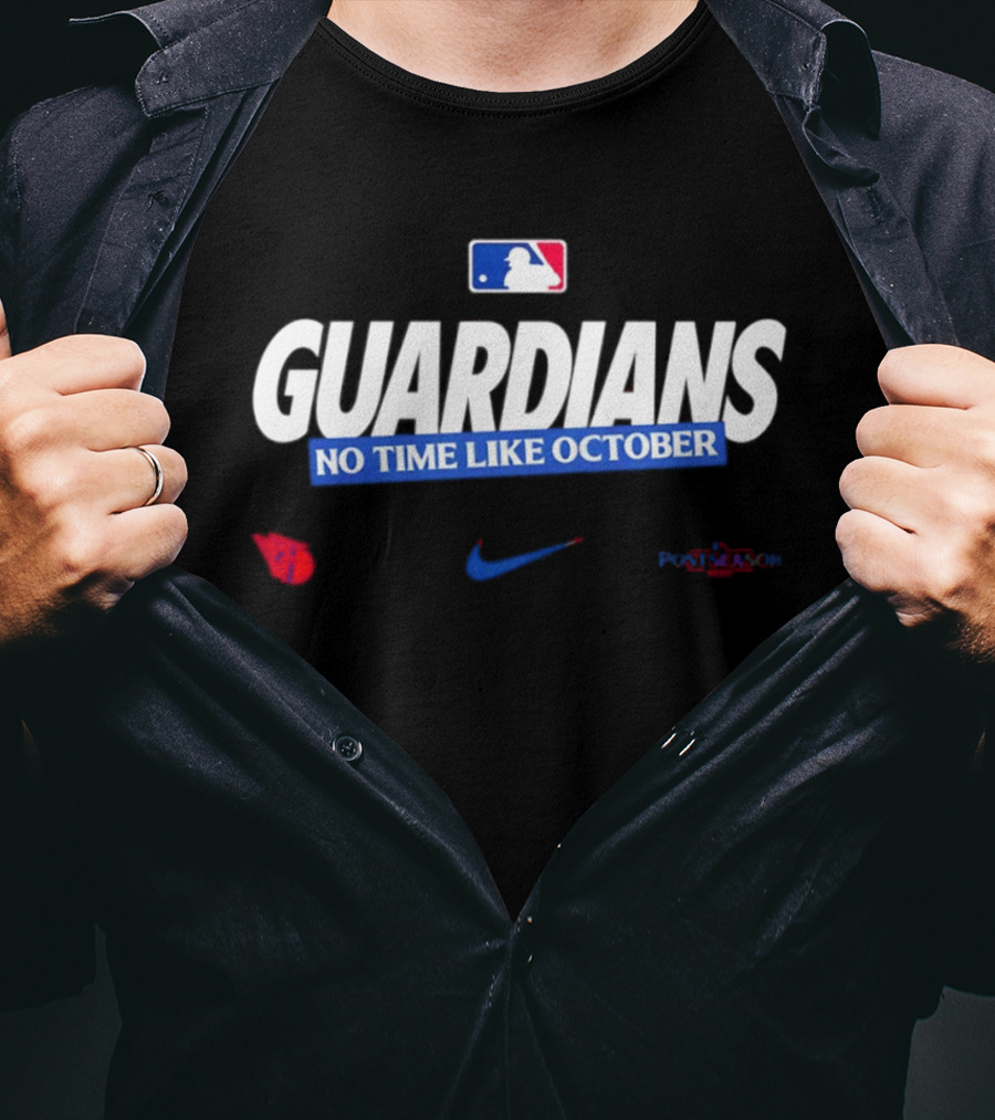 Guardians No Time Like October 2026 MLB Postseason Nike T-Shirt