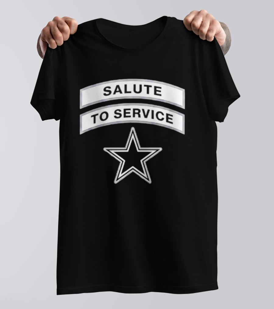 Dallas Cowboys Salute To Service Star 2026 T-Shirt