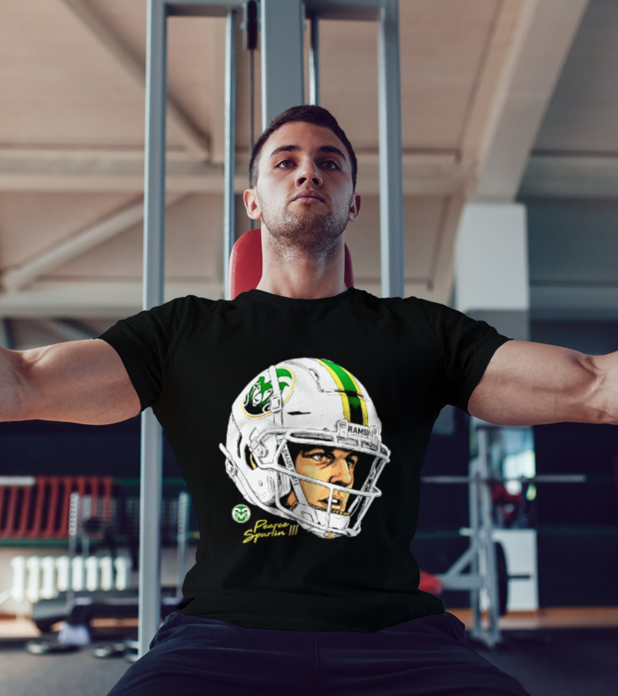 Darius Curry 3 Colorado State Rams NCAA Football Swag Head Prestigue Signature T-Shirt