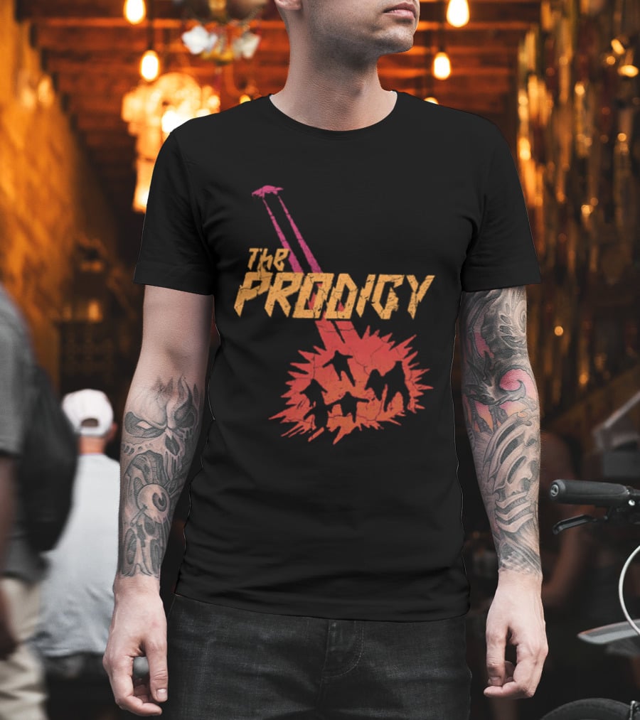The Prodigy 2026 Tour Invaders UFO Explosion T-Shirt
