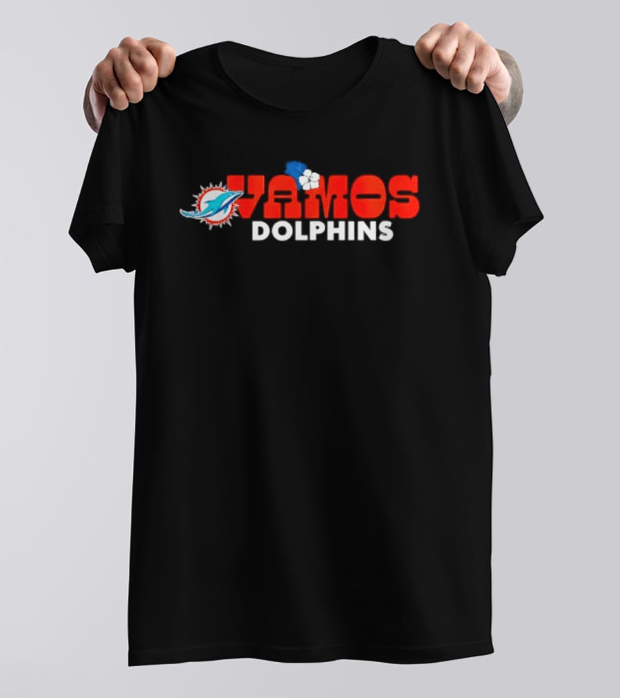 Miami Dolphins Vamos Hispanic Heritage Month Teal 2026 Celebrating Culture And Pride T-Shirt