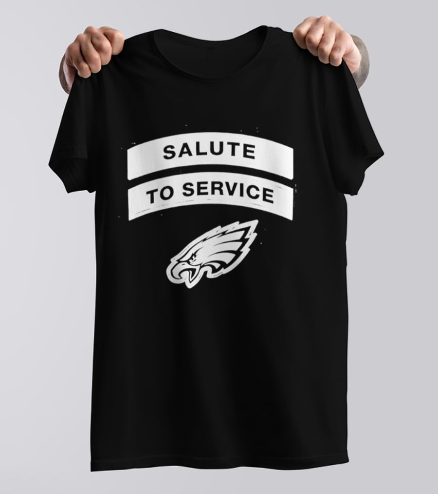 Philadelphia Eagles Salute To Service 2026 T-Shirt