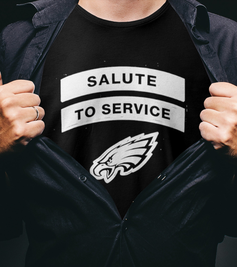 Philadelphia Eagles Salute To Service 2026 T-Shirt