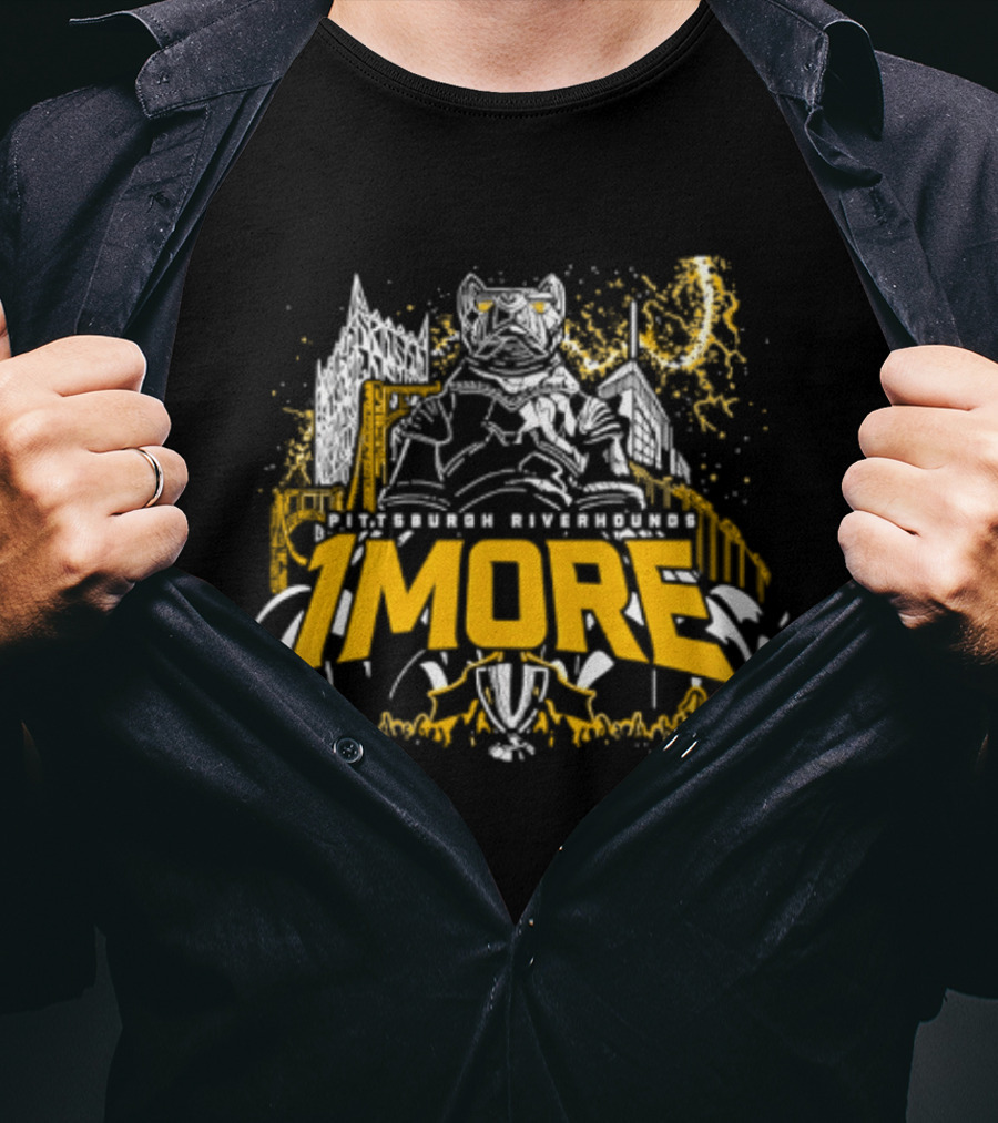Pittsburgh Riverhounds 1More Trophy Skyline Owl T-Shirt
