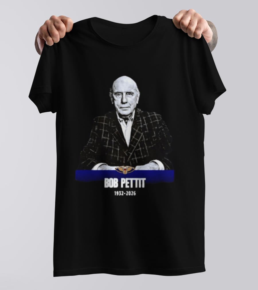 Bob Pettit 1932 2026 Pelicans T-Shirt