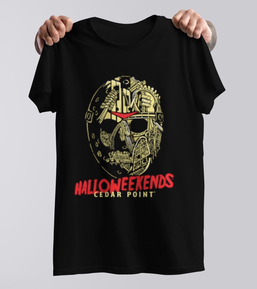 Halloweekends Cedar Point Hockey Mask T-Shirt