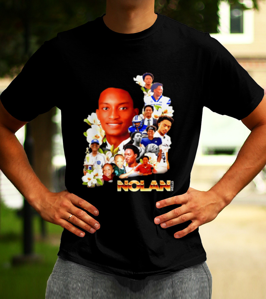 Justice For Nolan Wells 2026 Memorial Collage T-Shirt