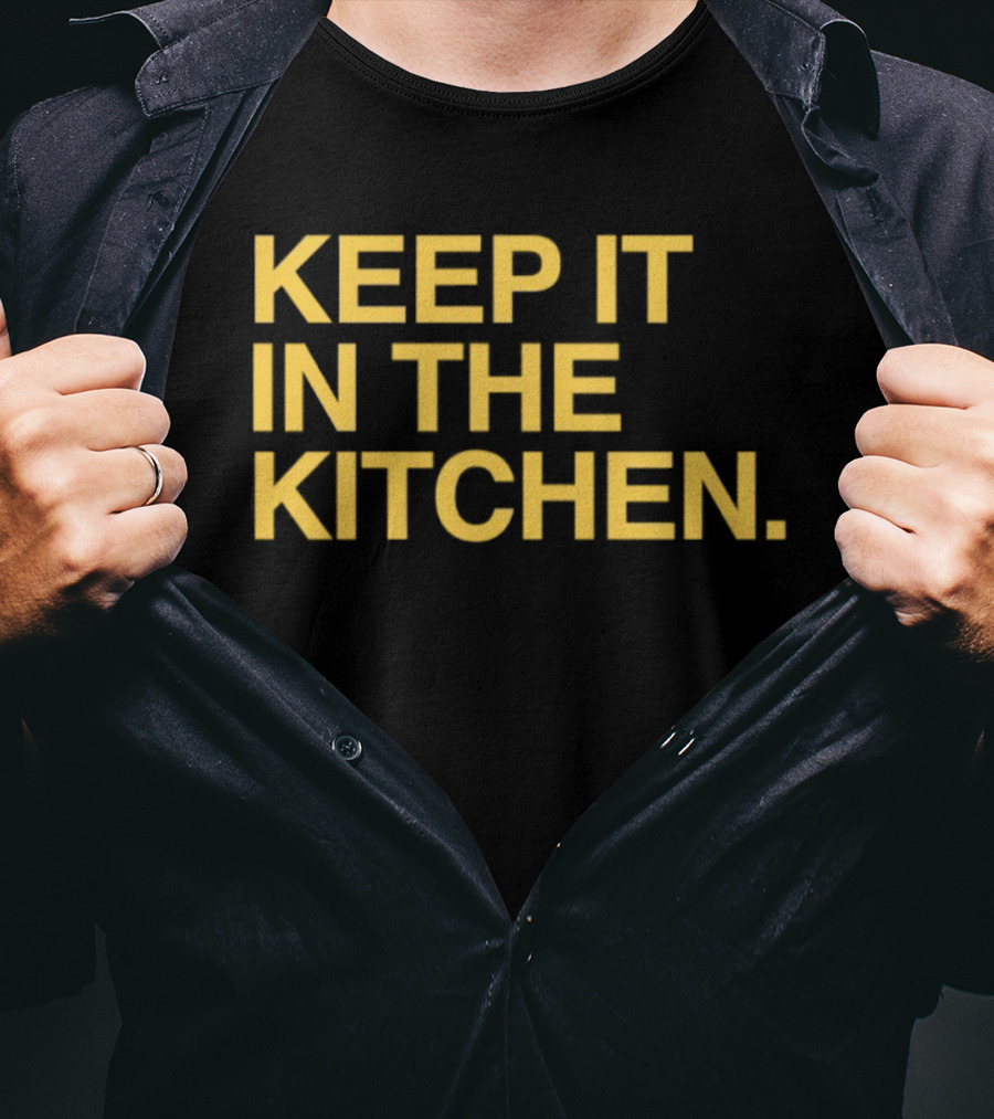 KEEP IT IN THE KITCHEN Notre Dame Fighting Irish Football T-Shirt