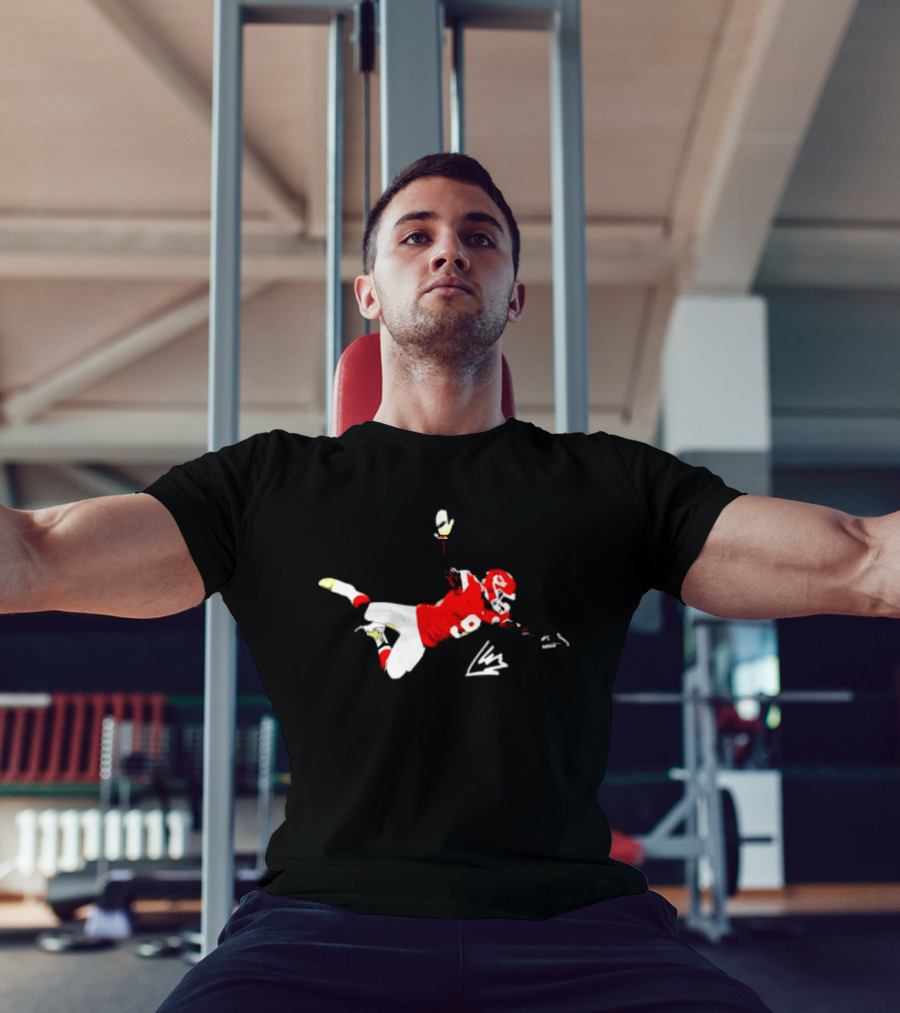 Kenneth Walker III Kansas City Chiefs Action Mid Air T-Shirt