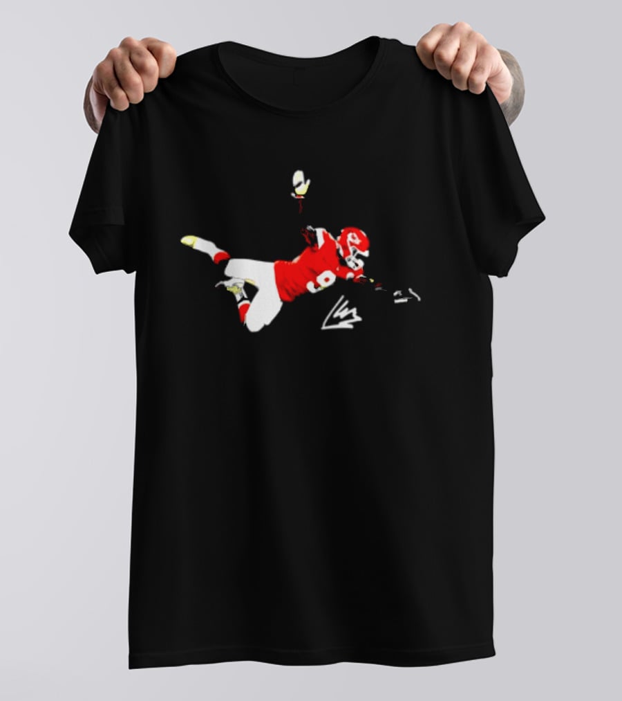 Kenneth Walker III Kansas City Chiefs Action Mid Air T-Shirt