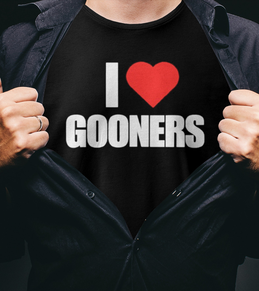 I Love Gooners Arsenal Fan Supporter T-Shirt