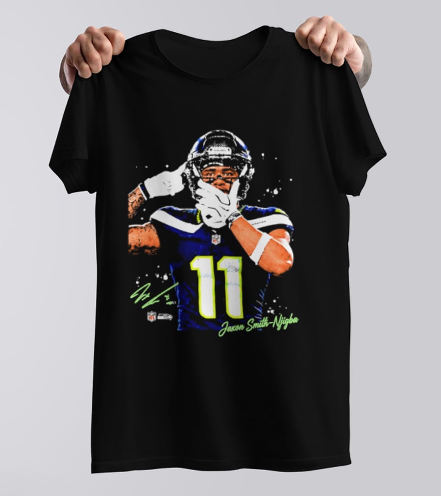 Seattle Seahawks Jaxon Smith Njigba Number 11 T-Shirt