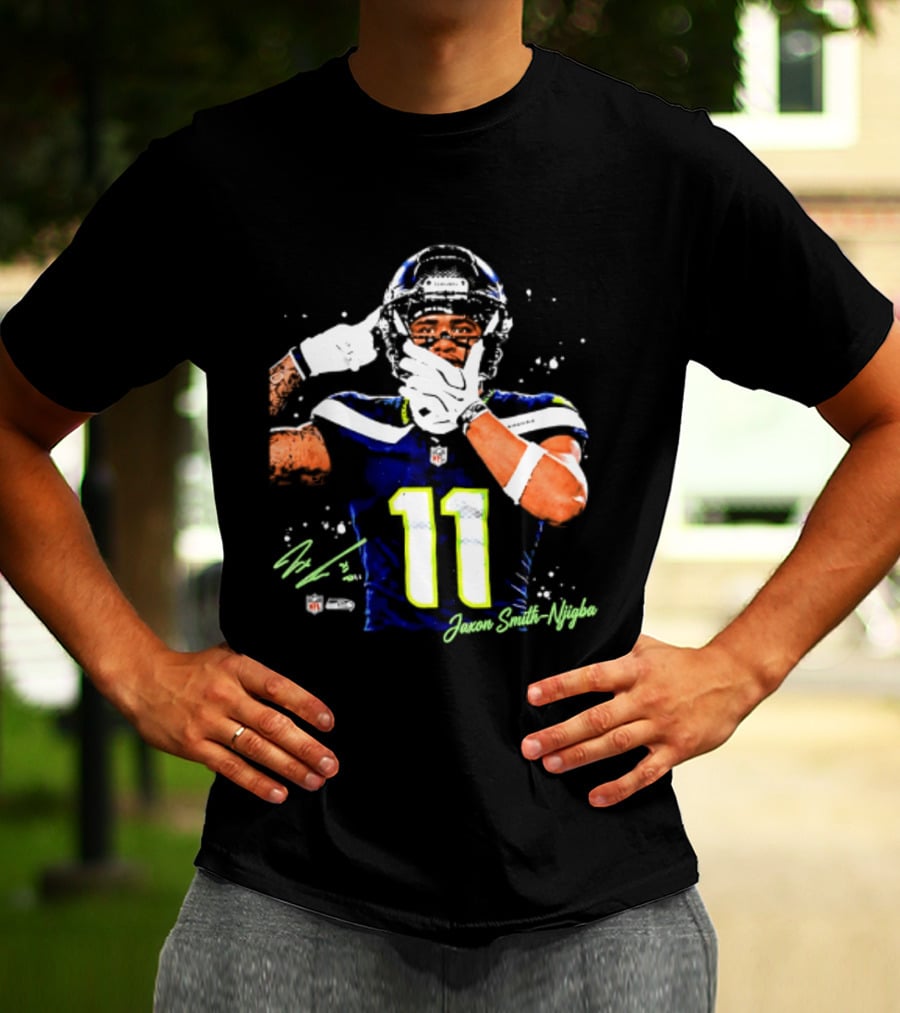 Seattle Seahawks Jaxon Smith Njigba Number 11 T-Shirt