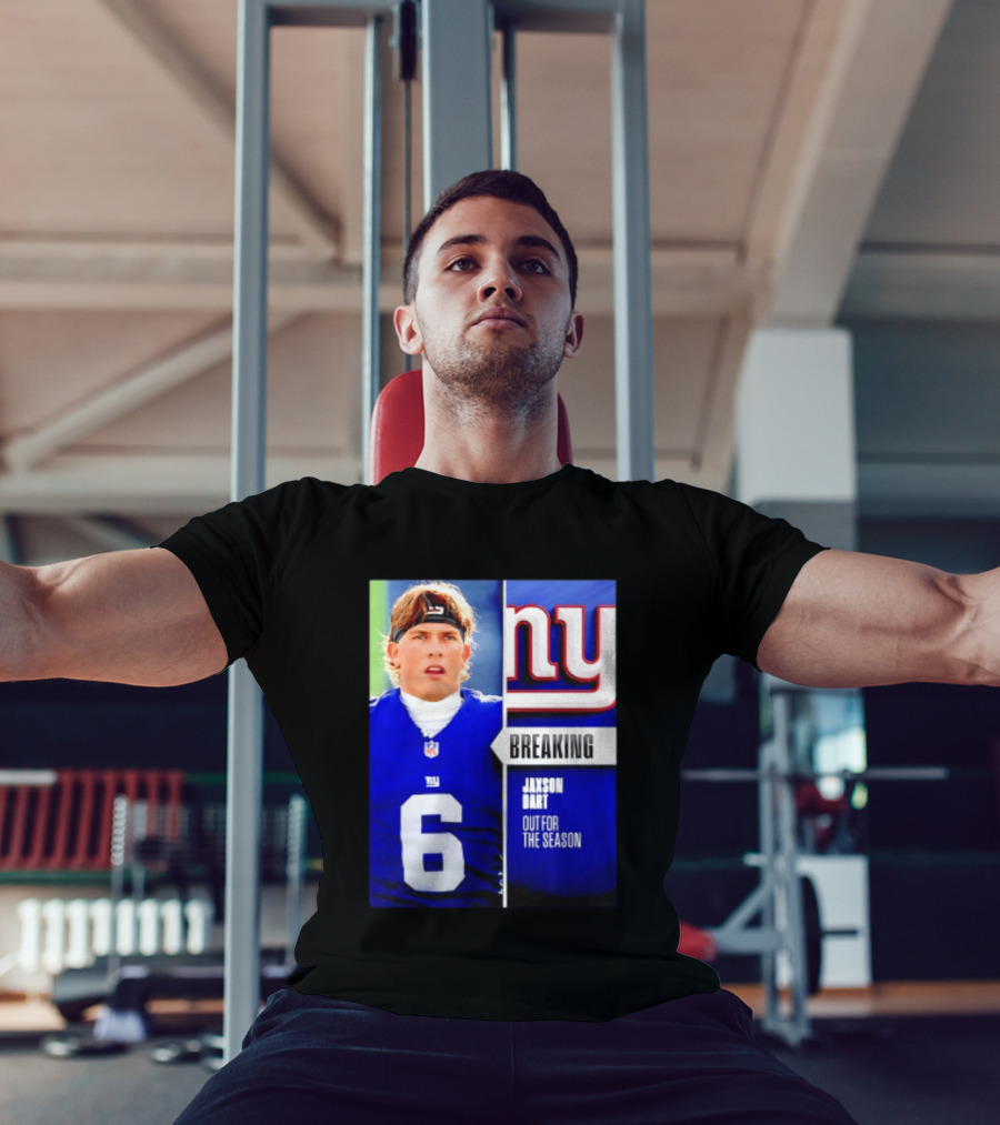 New York Giants Jaxson Dart Breaking Out For The Season T-Shirt