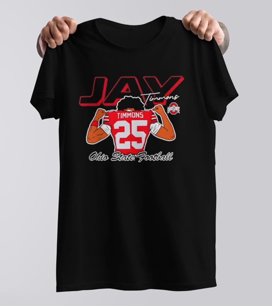 Ohio State Football Jay Timmons 25 Buckeyes T-Shirt