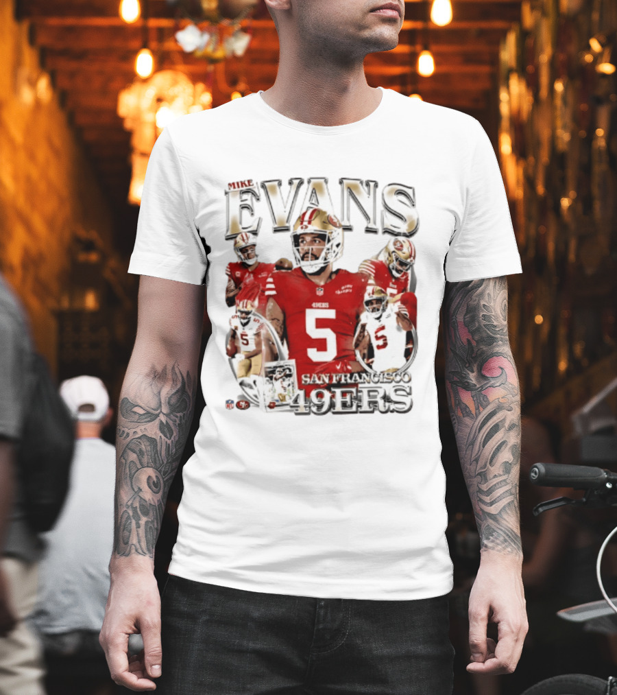 Mike Evans 49ers Player Collage San Francisco 2026 T-Shirt
