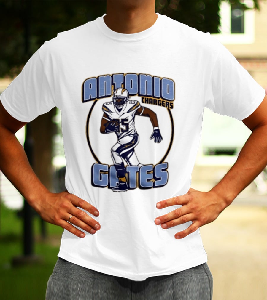 Antonio Gates Chargers Football Player T-Shirt