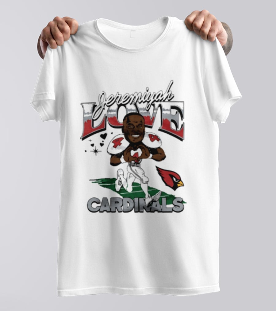 Arizona Cardinals Jeremiyah Love Caricature Player T-Shirt