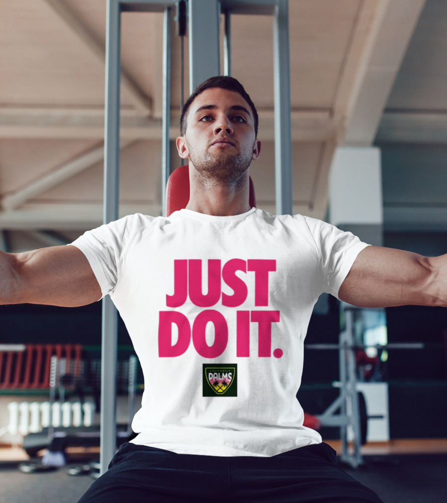 California Palms Just Do It Pink T-Shirt