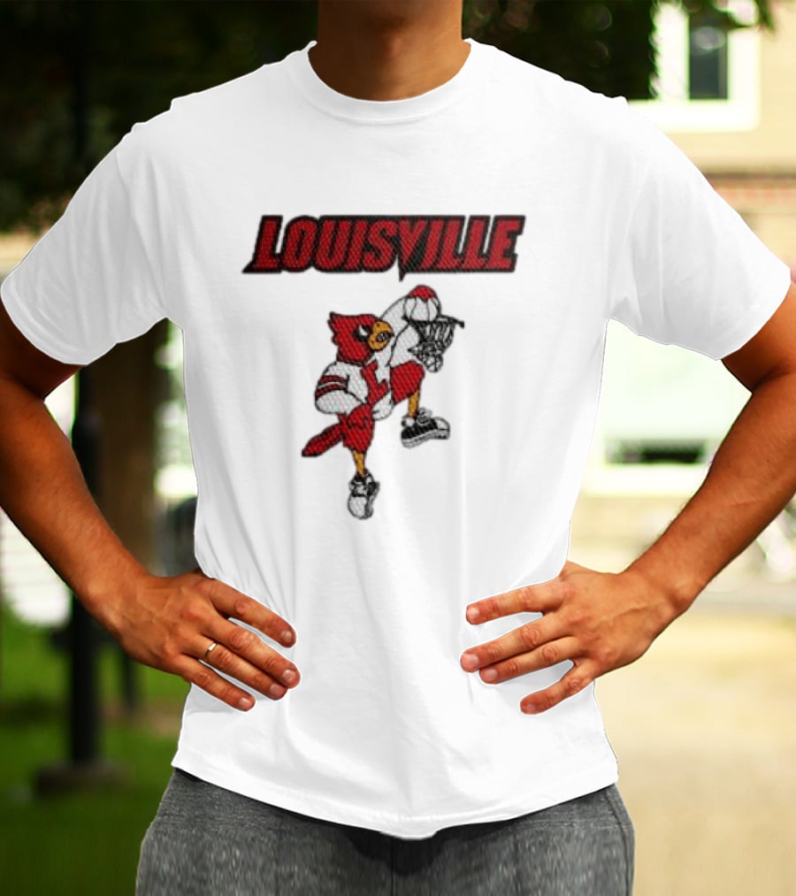 Louisville Cardinals Basketball 2026 White Jersey T-Shirt