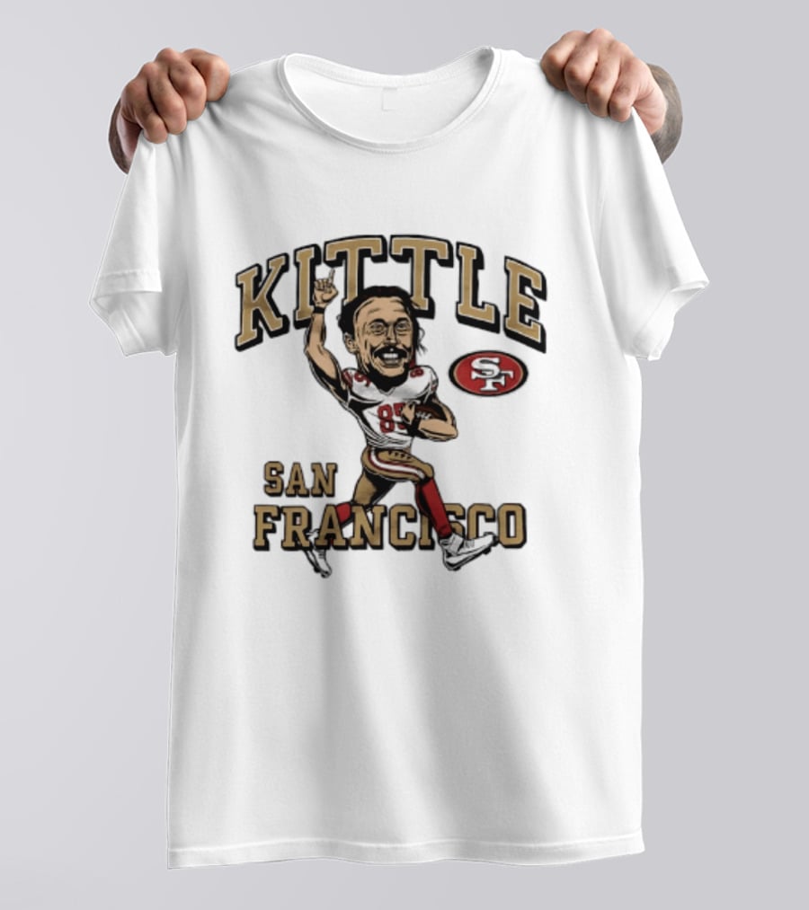 San Francisco 49ers Kittle 85 Player Caricature T-Shirt