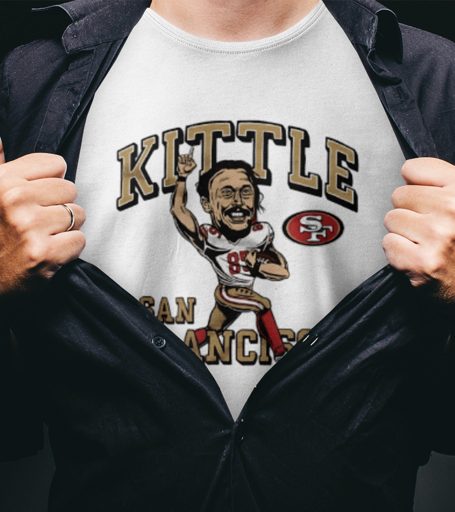 San Francisco 49ers Kittle 85 Player Caricature T-Shirt