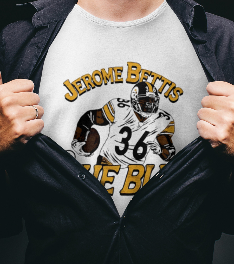 Jerome Bettis The Bus Pittsburgh Steelers Player 36 T-Shirt