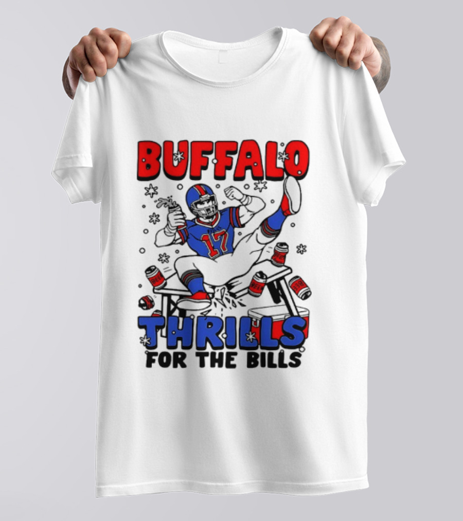 Buffalo Thrills For The Bills Football Celebration T-Shirt