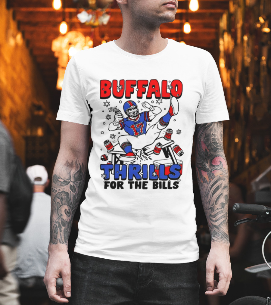 Buffalo Thrills For The Bills Football Celebration T-Shirt