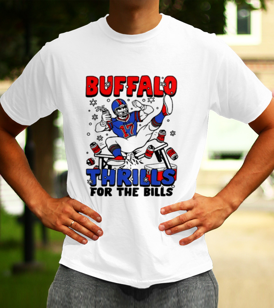Buffalo Thrills For The Bills Football Celebration T-Shirt
