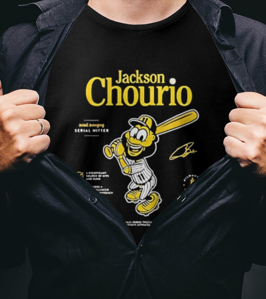 Jackson Chourio 2026 Milwaukee Brewers Serial Hitter T-Shirt