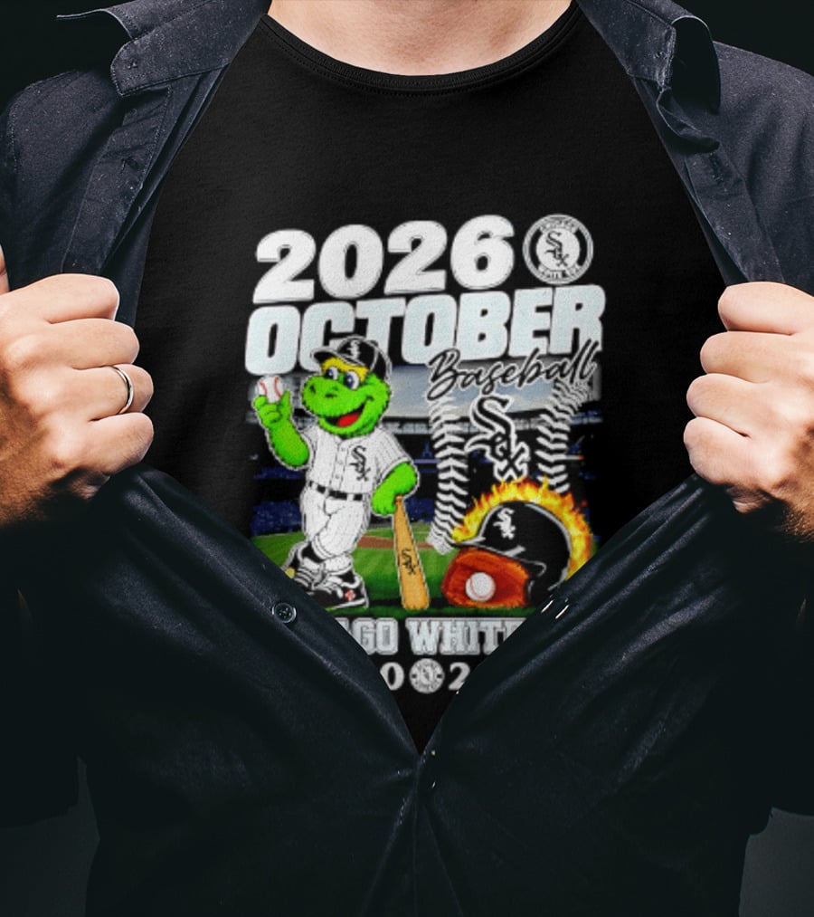 2026 October Chicago White Sox Postseason Baseball T-Shirt