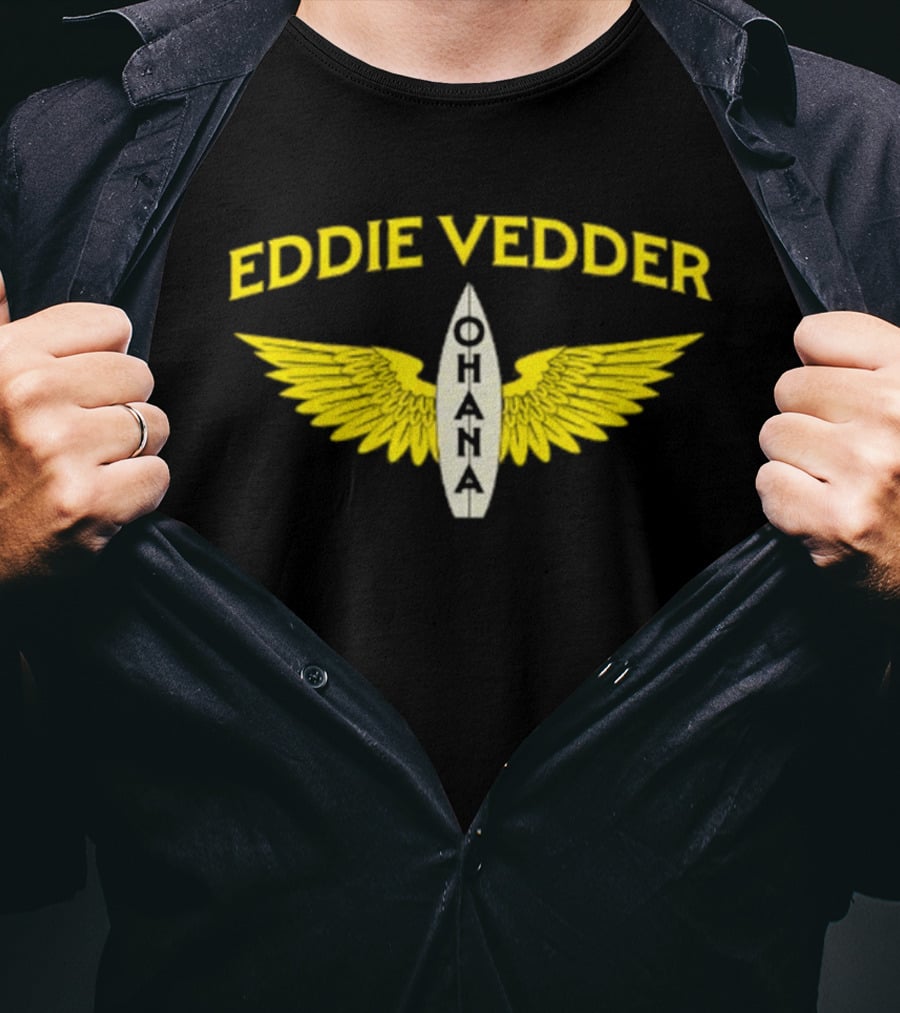 Eddie Vedder Ohana Festival 2026 Wings Trucker Hat Dana Point CA September 25 T-Shirt