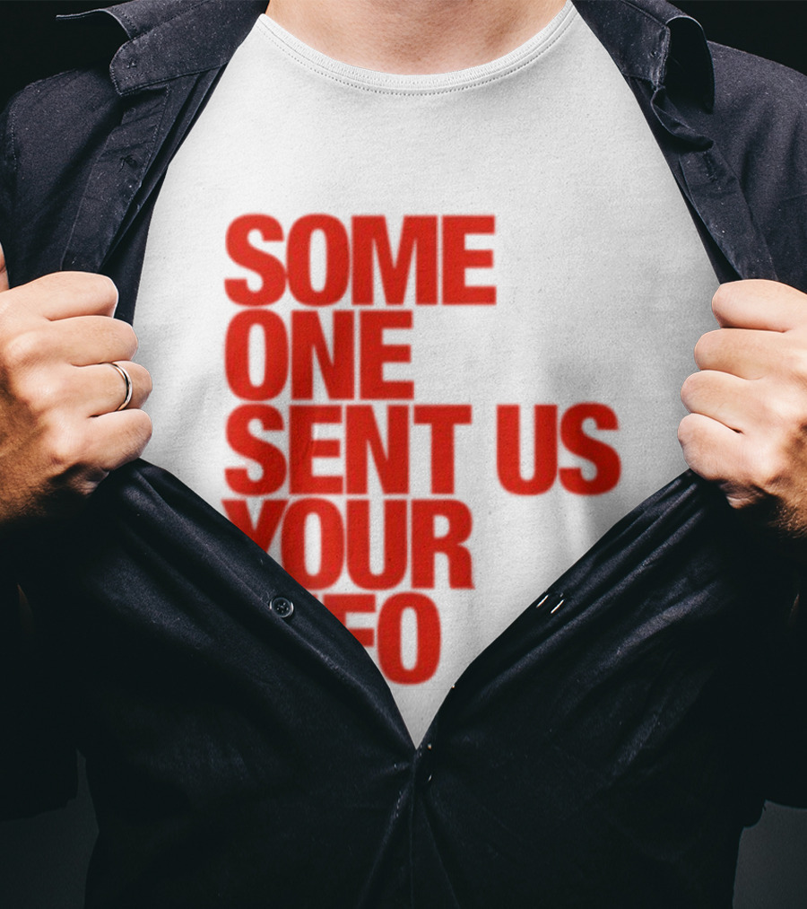 Some One Sent Us Your Info Red T-Shirt