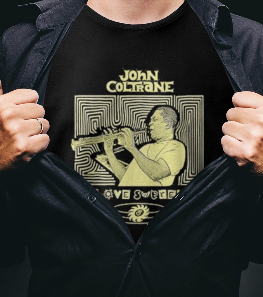 John Coltrane Live Supreme Jazz Iconic Performance T-Shirt