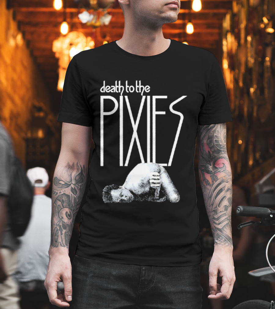 Les Claypool Wearing Death To The Pixies T-Shirt
