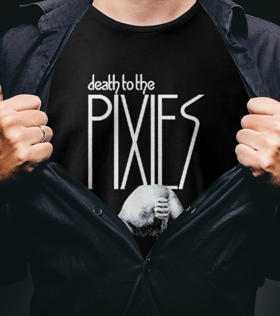 Les Claypool Wearing Death To The Pixies T-Shirt