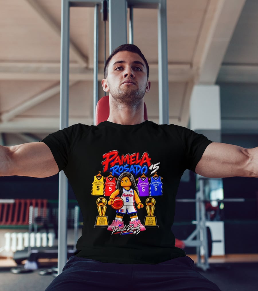 Pamela Rosado #5 Puerto Rico Champion Legacy Basketball Jerseys And Trophies T-Shirt