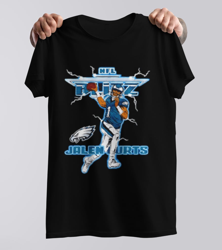 NFL Blitz Philadelphia Eagles Jalen Hurts T-Shirt