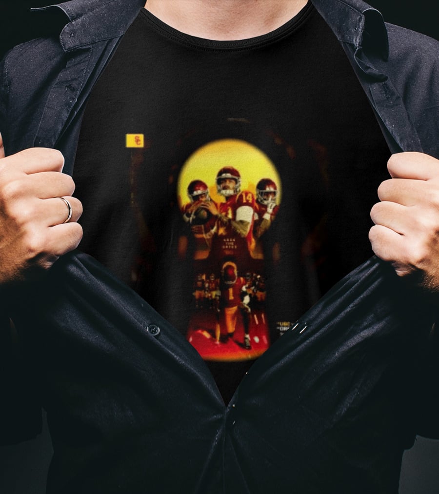 USC Trojans Vs Oregon Ducks Lock The Gates Football Game September 26 2026 L.A. Memorial Coliseum T-Shirt