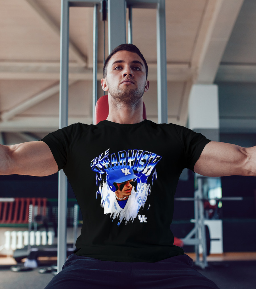 Jayce Tharnish Kentucky Wildcats Baseball UK Helm T-Shirt