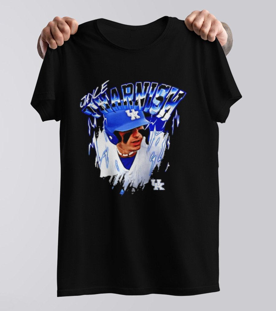 Jayce Tharnish Kentucky Wildcats Baseball UK Helm T-Shirt