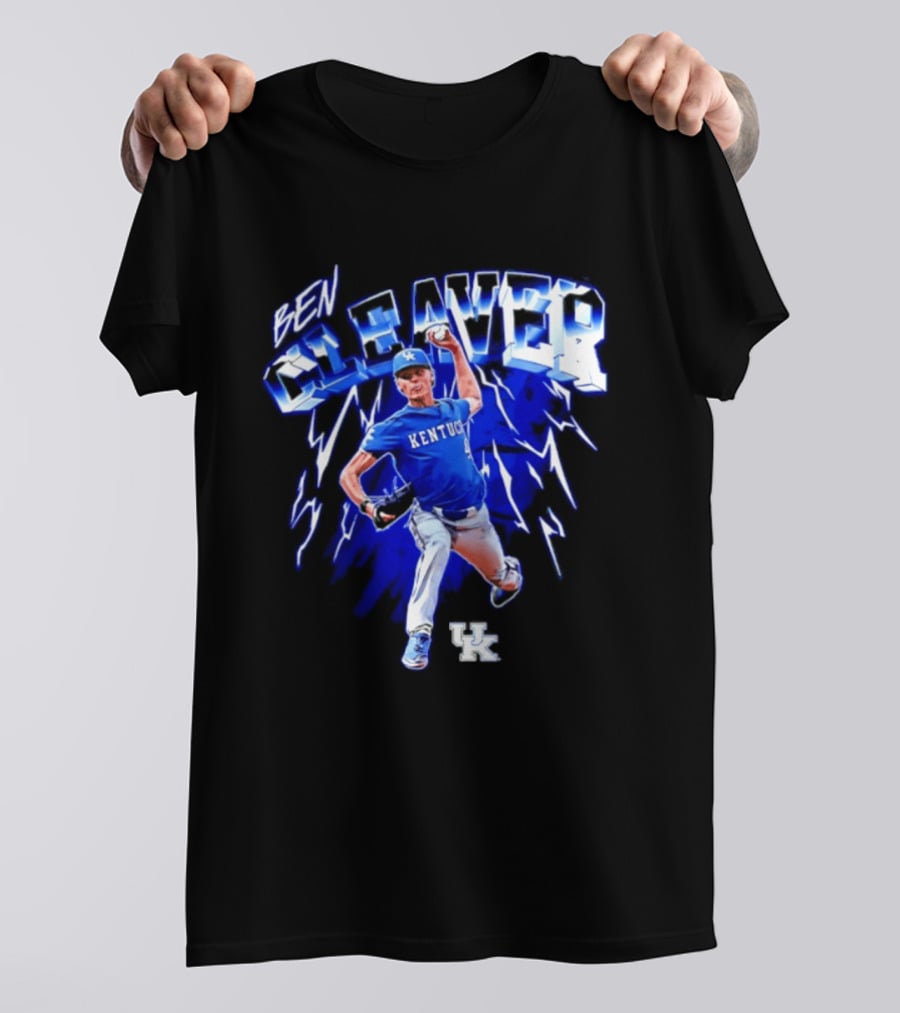 Kentucky Wildcats Ben Cleaver NCAA Baseball Player T-Shirt