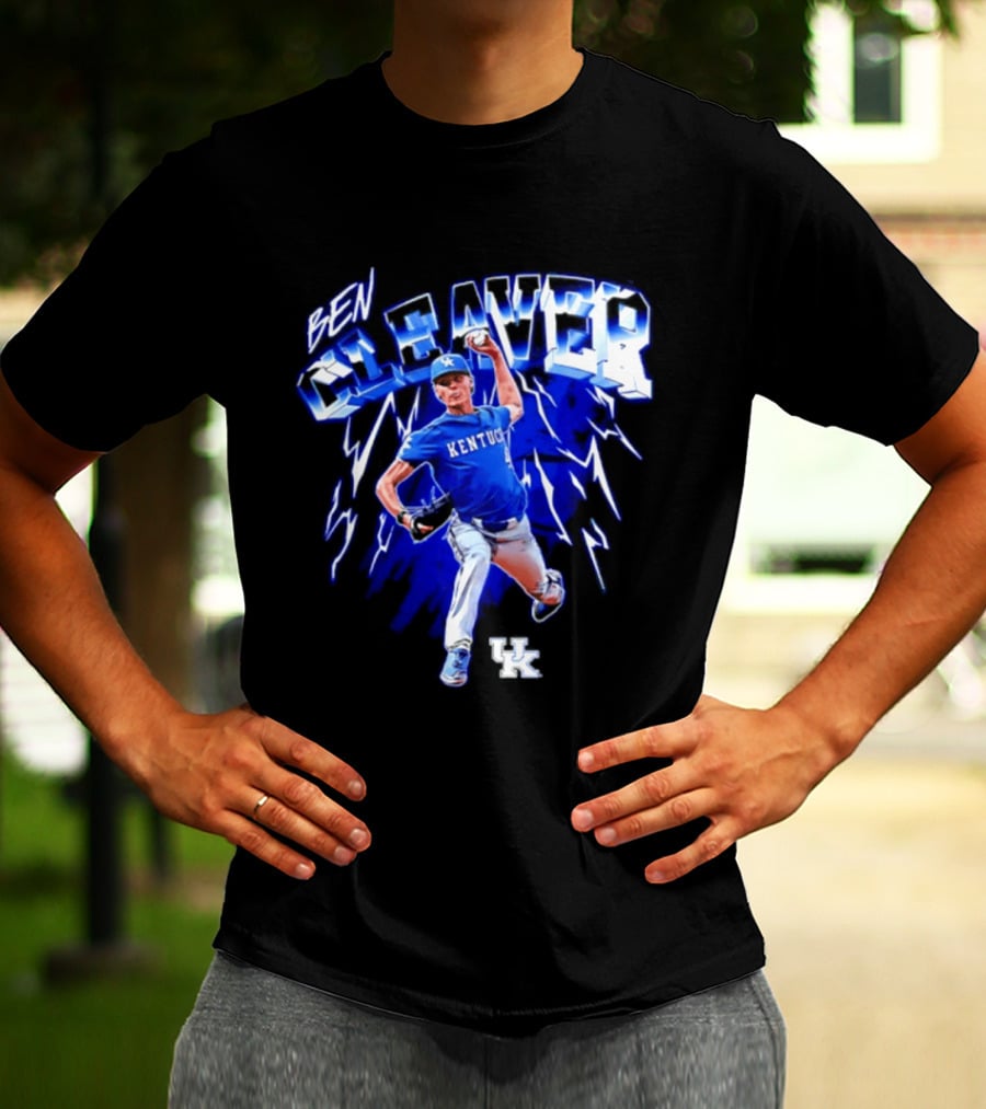 Kentucky Wildcats Ben Cleaver NCAA Baseball Player T-Shirt